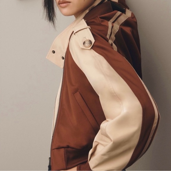 NWOT Anthropologie Pilcro Mix Bomber Jacket
Size Large - Picture 5 of 9